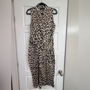 RACHEL Rachel Roy Black and Cream Maxi Dress